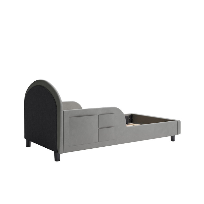 Little Seeds Oliver Upholstered Toddler Bed & Reviews Wayfair Canada